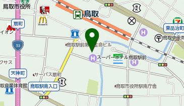 アデランス鳥取の地図画像