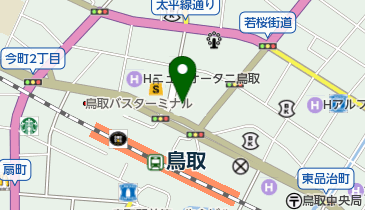 中谷かばん店の地図画像