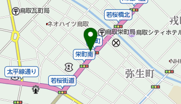 ふじもとカバン店の地図画像