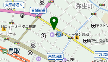 秋田紙店の地図画像