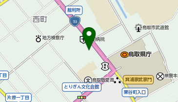 カトリック鳥取教会の地図画像