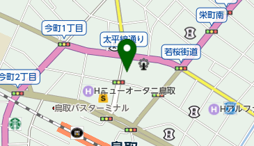 化粧品の店ららの地図画像