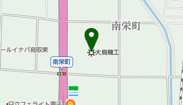 大鳥機工株式会社の地図画像