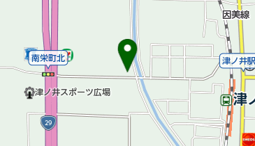 智頭石油株式会社津ノ井デリバリーセンターの地図画像