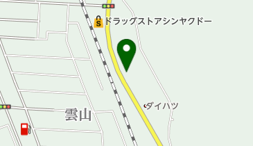 器屋うらのの地図画像