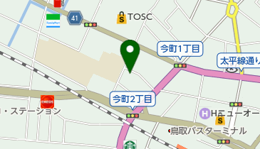 荒井モータープールの地図画像