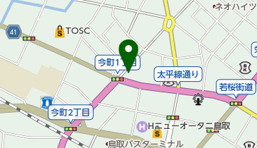 タブチ時計眼鏡店の地図画像