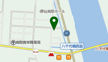 株式会社衣笠商会鳥取支店の地図画像