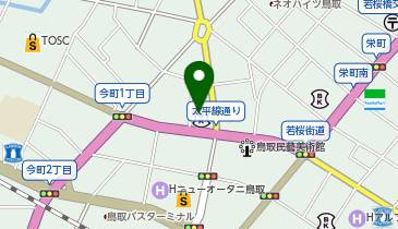 住友生命保険相互会社 鳥取支社 業務用の地図画像