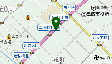 鳥取県理容業環境衛生同業組合の地図画像