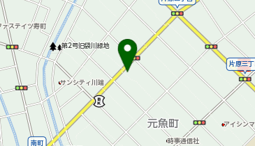 ヘアーサロンナカザワの地図画像