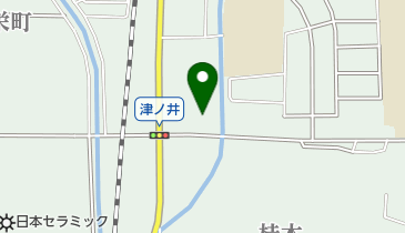 まねき津の井店の地図画像