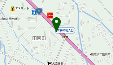 鳥取県観光事業団(一般財団法人)の地図画像