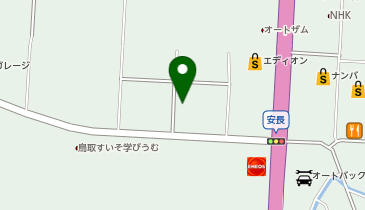 鳥取県軽自動車取得税申告受付所の地図画像