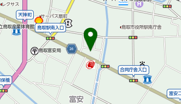 鳥取県市町村職員共済組合の地図画像