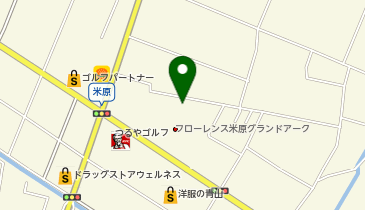 オザワ硝子店の地図画像