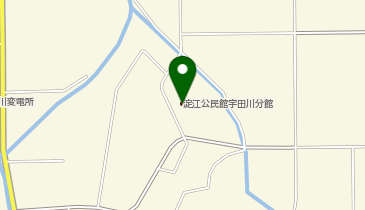 米子市 淀江公民館 宇田川分館の地図画像
