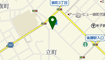 有限会社楠計量機の地図画像