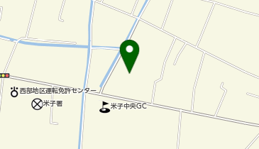 米子市 福生体育館の地図画像