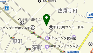 又新洋装店の地図画像