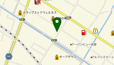 ヘアーサロンヤマダの地図画像