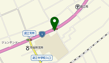 前田理容店の地図画像