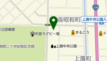 倉吉市 上灘公民館の地図画像