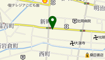 久米田食料品店の地図画像