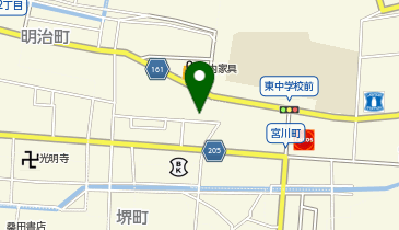 いさ美容室の地図画像