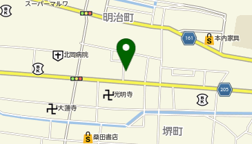 ウツブキ美容室の地図画像