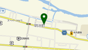 つのだ理容所の地図画像