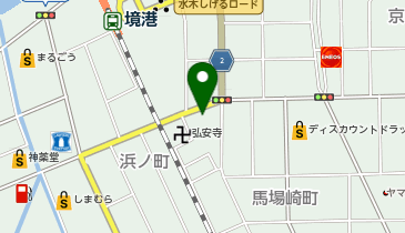 喜楽治療院の地図画像