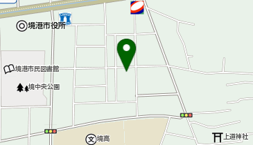 境港市 上道公民館の地図画像