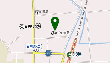 岩美町岩井地区公民館の地図画像