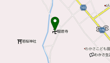 龍徳寺の地図画像