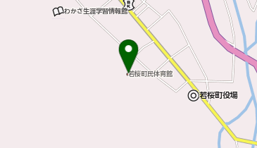 若桜町立第1町民体育館の地図画像