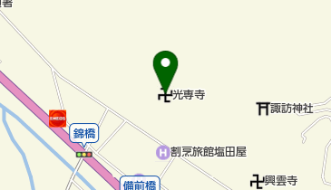 光専寺の地図画像