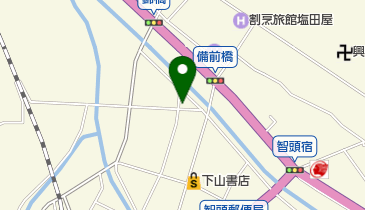 智頭美容院の地図画像