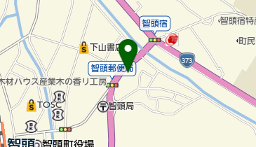 中西文具店智頭店の地図画像