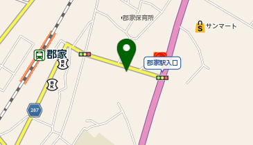 しこべや 郡家店の地図画像