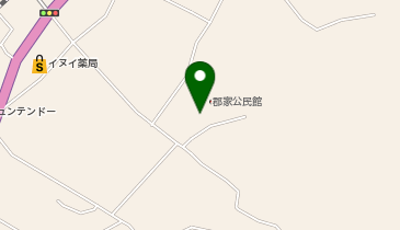 八頭町 中央公民館の地図画像