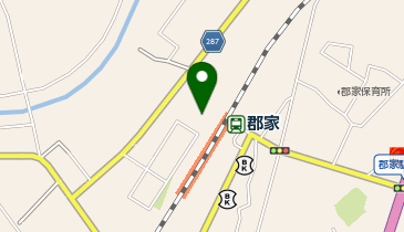 創価学会郡家会館の地図画像