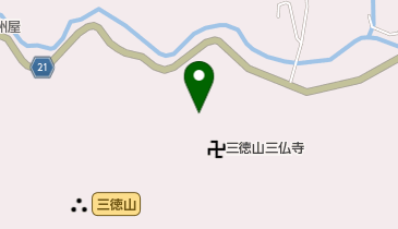 三徳山輪光院の地図画像
