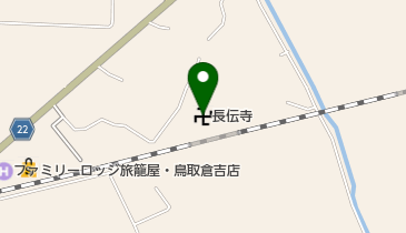 長伝寺の地図画像