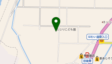 湯梨浜町 たじりこども園の地図画像