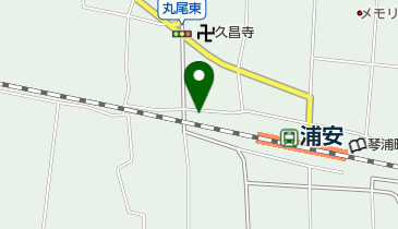 浪花自転車店の地図画像