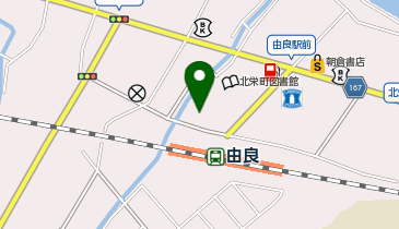 天理教由良分教会の地図画像