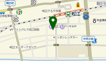 トーシン・松江補聴器センターの地図画像