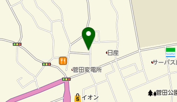 株式会社庭の川島の地図画像