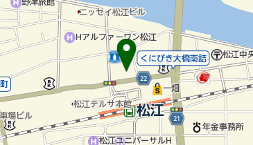 株式会社日立ビルシステム山陰営業所の地図画像